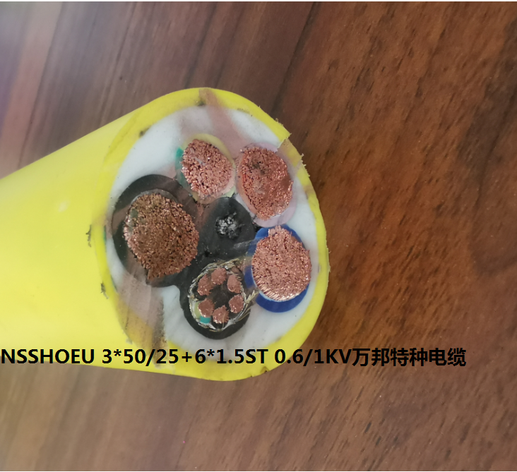 NSSHOEU 3*50/25+6*1.5ST 0.6/1KV
