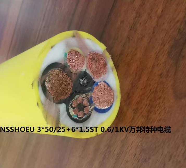 NSSHOEU  3*50/25+6*1.5  ST   ZR-FTP53-CAT6-4*2*0.6