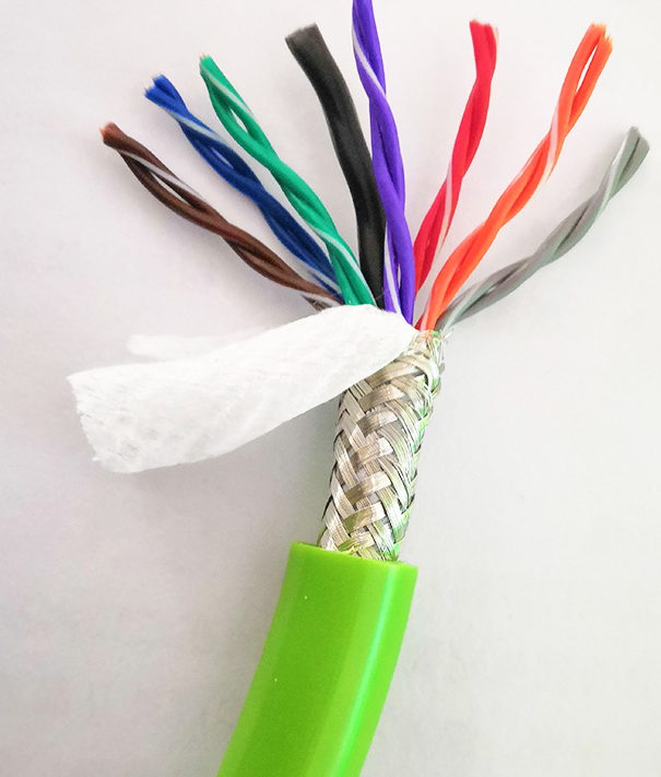 丁腈绝缘屏蔽拖链电缆TRVVP TRVVSP