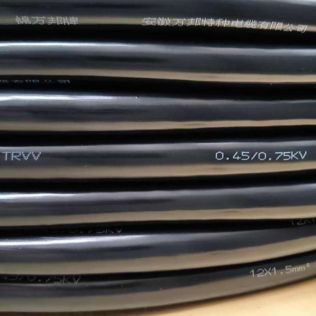 TRVV12x1.5mm²高柔性拖链控制电缆